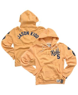 Roots of Fight - Men's Jason Kidd Gold Cal Bears Name Number Tri-blend Pullover Hoodie