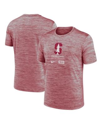 Nike - Men's Cardinal Stanford Cardinal Campus Center Block Velocity Performance T-Shirt