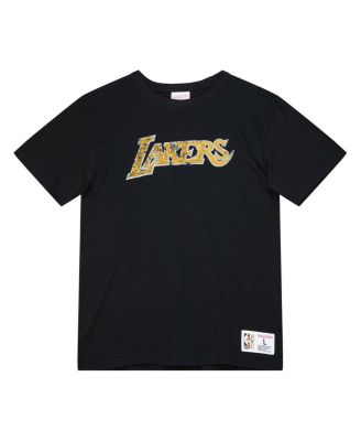 Mitchell & Ness - Men's Black Los Angeles Lakers Legendary Slub T-Shirt