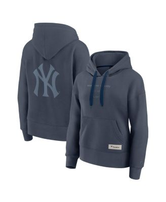 Fanatics - Women's Blue New York Yankees Elements Future Ground Subtle Tonal Pullover Hoodie