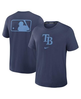 Nike - Men's Navy Tampa Bay Rays Authentic Collection Early Work Tri-Blend Performance T-Shirt