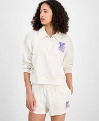 Grayson Threads, The Label - Juniors' Collared Kuromi Sweatshirt