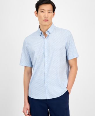 Alfani - Men's Signature Geo-Pattern Shirt