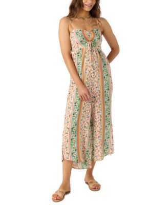 O'Neill - Juniors' Keiko Cora Floral Cropped Jumpsuit