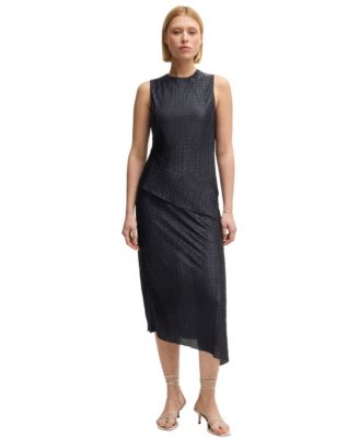Hugo Boss - Women's Layered Effect Plisse Dress