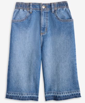 Epic Threads - Little & Big Girls Wide Leg Cotton Denim Jort Shorts