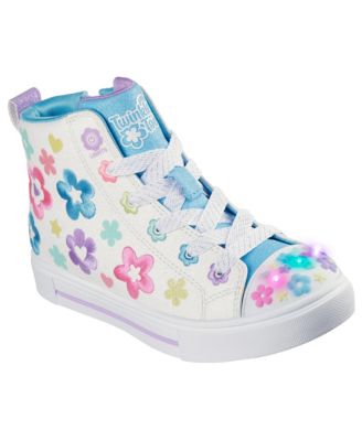 Skechers - Toddler Girls Twinkle Toes: Twinkle Sparks - Cloud Cutie Light-Up Fastening Strap Casual Sneakers from Finish Line