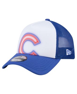 New Era - Toddler White/Royal Chicago Cubs Painted A-Frame 9FORTY Trucker Adjustable Hat