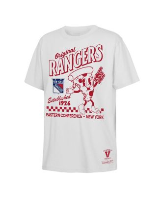 Mitchell & Ness - Big Boys and Girls&nbsp;White New York Rangers Concession Stand T-Shirt