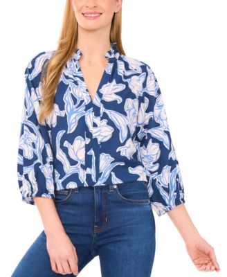CeCe - Women's Printed Raglan Top