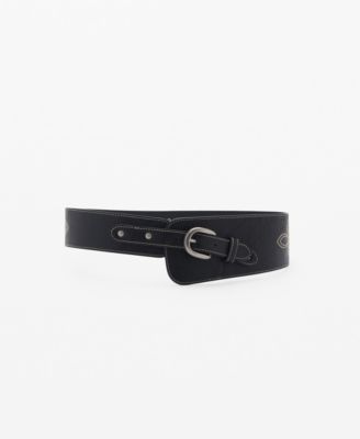 MANGO - Women's Buckle Sash Belt
