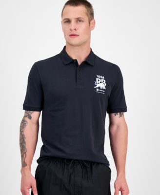 Hugo Boss - Men's Core Fanwear Relaxed Fit Short Sleeve Sponsor Logos Polo Shirt