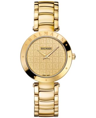 Balmain - Women's Swiss ia Gold PVD Stainless Steel Bracelet Watch 33mm