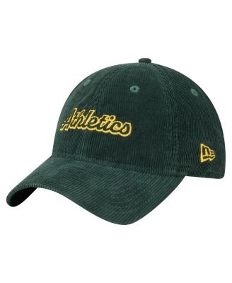 New Era - Women's  Green Athletics Corduroy 9TWENTY Adjustable Hat