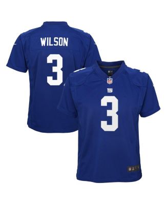 Nike - Big Boys and Girls Russell Wilson Royal New York Giants Game Jersey