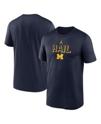 Jordan - Men's Navy Michigan Wolverines 2025 Sideline Legend Performance T-Shirt