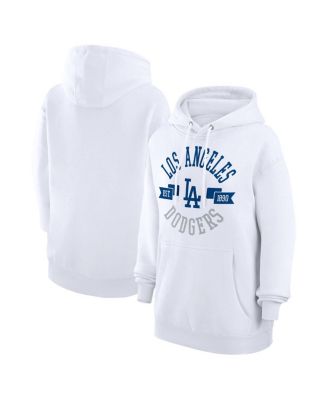 G-III 4Her by Carl Banks - Women's&nbsp;White Los Angeles Dodgers City Graphic Pullover Hoodie