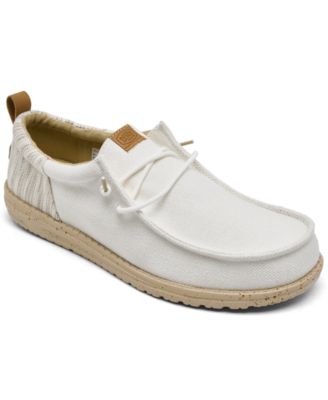 Hey Dude - Men's Wally Funk Woven Jacquard Slip-On Casual Moccasin Sneakers from Finish Line