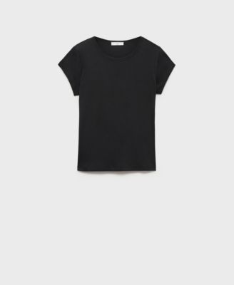 MANGO - Women's Cotton Short Sleeve T-Shirt