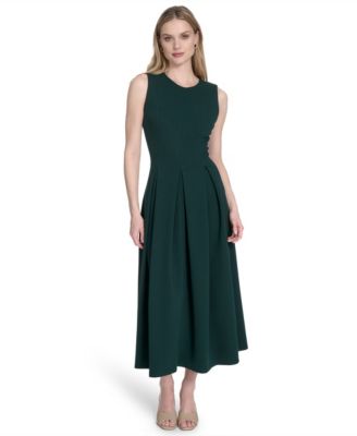 Calvin Klein - Women's Sleeveless Midi A-Line Dress