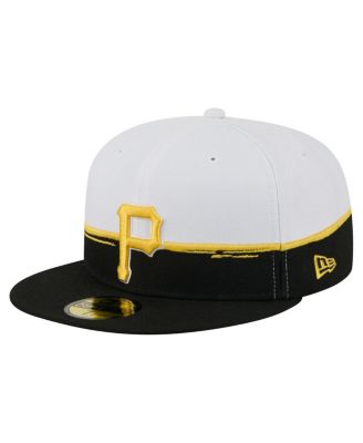 New Era - Men's Black/White Pittsburgh Pirates Paint Stroke 59FIFTY&nbsp;Fitted Hat