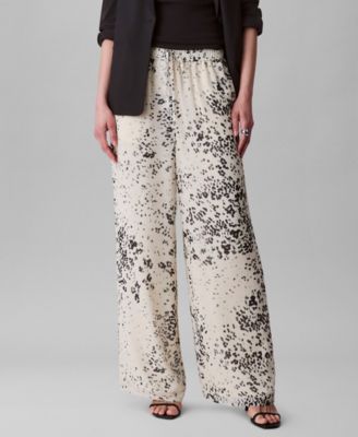 Calvin Klein - Women's Printed Pull-On Pants