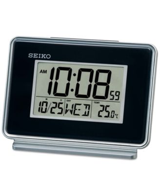Seiko - Black Digital Dual Alarm Clock