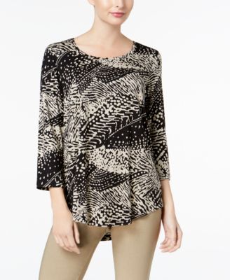 JM Collection - Printed T-Shirt