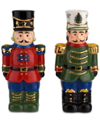Spode - Christmas Tree Nutcracker Salt & Pepper Shaker Set