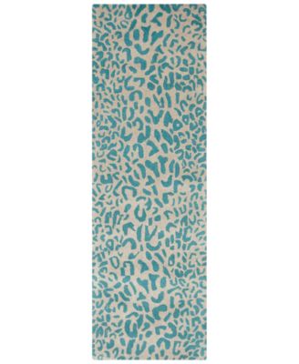 Livabliss - Athena ATH-5120 Dark Green 2'6" x 8' Runner Area Rug
