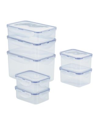 Lock n Lock - Easy Essentials Rectangular 14-Pc. Food Storage Container Set