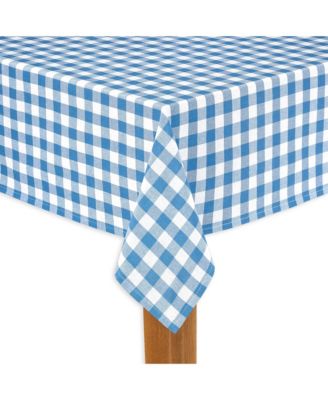 Lintex - Buffalo Check Navy 100% Cotton Table Cloth for Any Table 60"X120"
