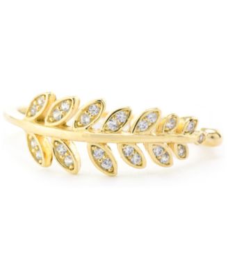 Giani Bernini - Cubic Zirconia Leaf Ring