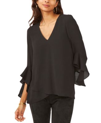 Vince Camuto - Plus Size Flutter-Sleeve Top