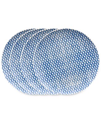 Noritake - Hammock Dots Coupe Salad Plates, Set of 4