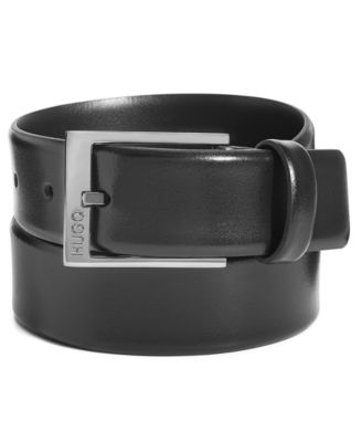 Hugo Boss - Men's Garney Plaque-Buckle Dress Belt