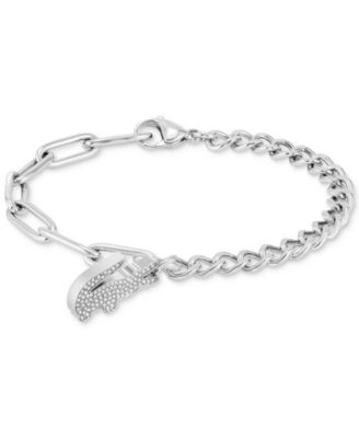 Lacoste - Stainless Steel Crocodile Chain Bracelet