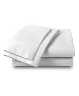 Color Sense - 300-Thread Count Cotton Ultra-Soft Crease-Resistant 4-Pc. Sheet Set, Full