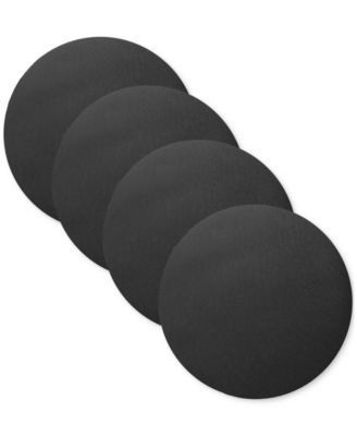 Villeroy & Boch - Manufacture Rock Round Faux Leather Placemats, Set of 4