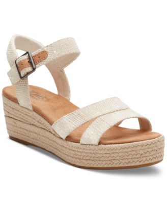 TOMS - Women's Audrey Espadrille Wedge Platform Sandals