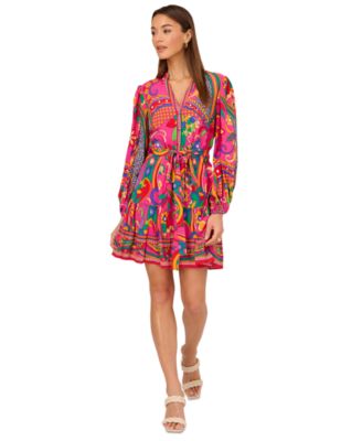 Adrianna - Women's Printed Shirtdress