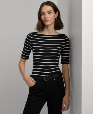 Lauren Ralph Lauren - Striped Boatneck Top