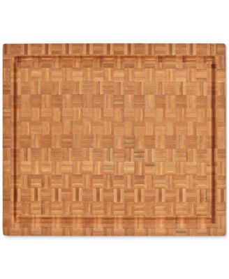 Cuisinart - 17" Reversible End-Grain Bamboo Cutting Board