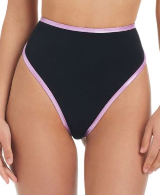 Red Carter - Women's Contrast-Trim High-Waisted Bottoms