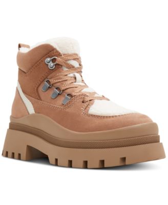 ALDO - Women's Cozettia Lace-Up Lug Sole Ankle Booties
