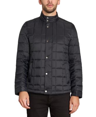 Sam Edelman - Men's Box-Quilted Full-Zip Puffer Jacket