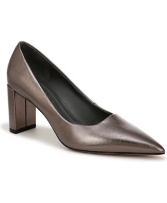 Franco Sarto - Giovanna Pointed Toe Block Heel Pumps