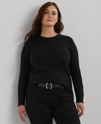 Lauren Ralph Lauren - Plus Size Crewneck Sweater