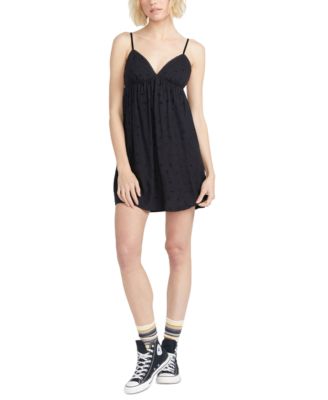 Volcom - Juniors' Mazey Day V-Neck Sleeveless Mini Dress