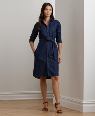 Lauren Ralph Lauren - Belted Denim Shirtdress